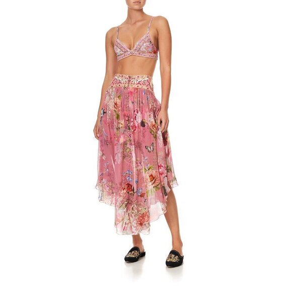 Camilla Romantic Patchwork Heart Shaped Waist Skirt Small and Bra Set Small‎ AB - Picture 1 of 16